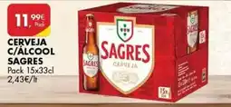 Pingo Doce Sagres - cerveja c/alcool promoção