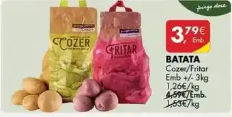 Pingo Doce A+ - batata promoção