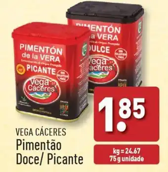 ALDI VEGA CÁCERES Pimentão Doce/ Picante promoção