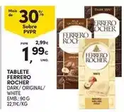 Continente Ferrero rocher - tablete promoção