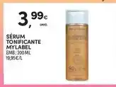 Continente Mylabel - sérum tonificante promoção
