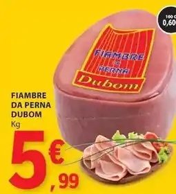 E.Leclerc Dubom - fiambre da perna promoção