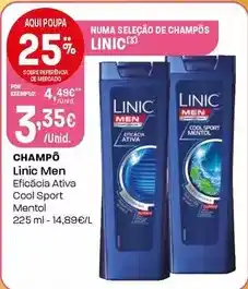 Intermarché Linic men - chāmpo promoção
