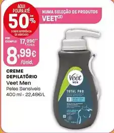 Intermarché Veet men - creme depilatório promoção