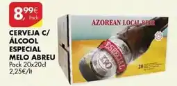 Pingo Doce Abreu - cerveja c/ álcool especial melo promoção