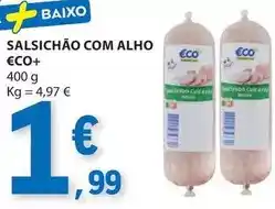 E.Leclerc Salsichão com alho promoção