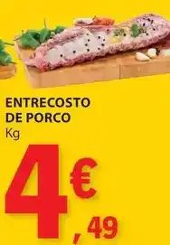 E.Leclerc Entrecosto de porco promoção