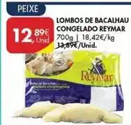 Pingo Doce Reymar - lombos de bacalhau congelado promoção