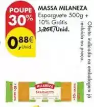 Pingo Doce Milaneza - massa promoção