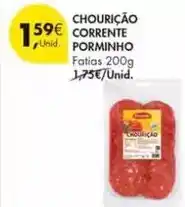 Pingo Doce Porminho - chouricao corrente promoção