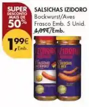Pingo Doce Izidoro - salsichas promoção
