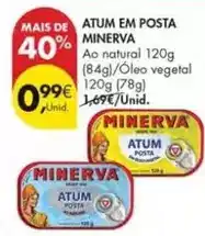 Pingo Doce Minerva - atum em posta promoção