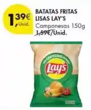 Pingo Doce Lay's - batatas fritas lisas promoção