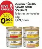 Pingo Doce Gourmet - comida húmida p/gato gold promoção