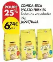 Pingo Doce As - friskies - comida seca p/gato promoção