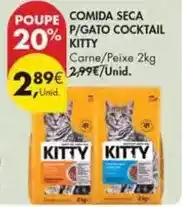 Pingo Doce Kitty - comida seca p/gato cocktail promoção