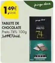 Pingo Doce Pingo doce - tablete de chocolate promoção
