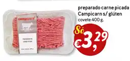 Bolama preparado carne picada Campicarns/glúten covete promoção