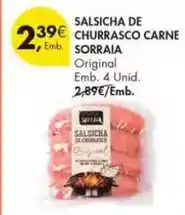 Pingo Doce Sorraia - salsicha de churrasco carne promoção