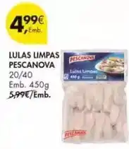 Pingo Doce Pescanova - lulas limpas promoção