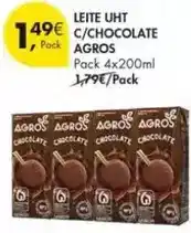 Pingo Doce Agros - leite uht c/chocolate promoção