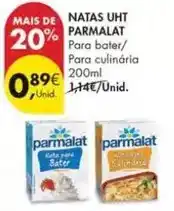 Pingo Doce Parmalat - natas uht promoção