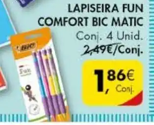 Pingo Doce Lapiseira Fun Comfort Bic Matic 4 Unid promoção