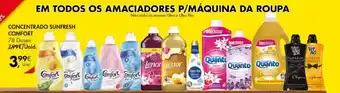 Pingo Doce Concenrado Sunfresh Comfort 78 Doses promoção