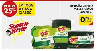 Pingo Doce Esfregona de Fibra Verde Normal promoção