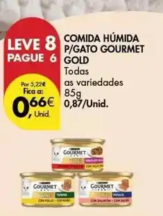 Pingo Doce Purina - comida húmida p/gato gourmet gold promoção