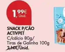 Pingo Doce Activpet - snack p/cao promoção