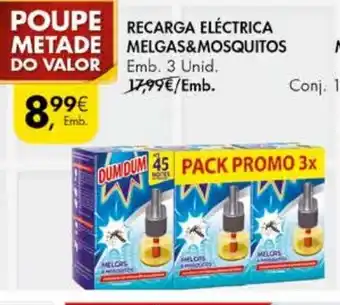 Pingo Doce Recarga Elétrica Melga & Mosquitos 3 Unid promoção