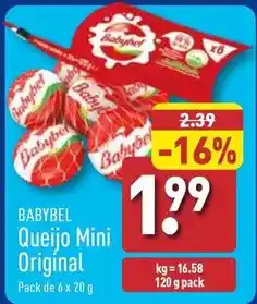 ALDI Babybel - queijo mini original promoção