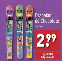 ALDI Drageias de chocolate promoção