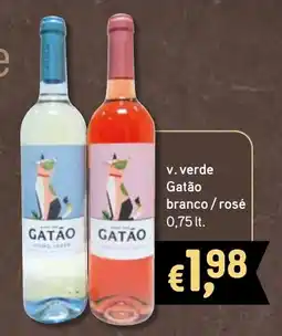 Bolama v. verde Gatão branco/rosé promoção