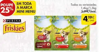 Pingo Doce Purina Friskies 1,4kg/ 1,5kg promoção