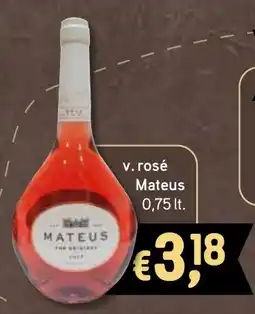 Bolama v. rosé Mateus promoção