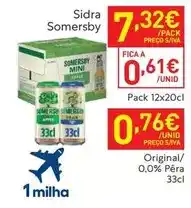 Recheio Somersby - sidra promoção