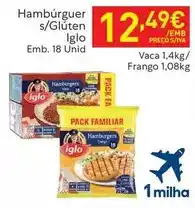 Recheio Iglo - hambúrguer s/glúten promoção