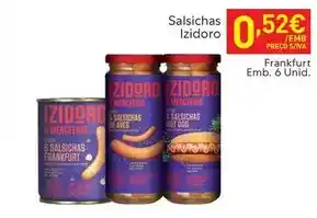 Recheio Izidoro - salsichas promoção