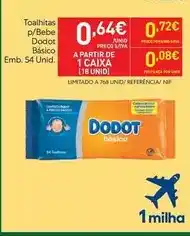 Recheio Dodot - toalhitas p/bebe basico promoção