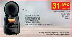 Recheio Krups - máquina de café promoção
