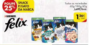 Pingo Doce Snack P/Gato da Marca promoção