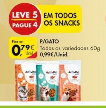 Snacks P/Gato 60g