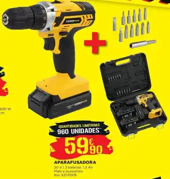 Bricomarché Aparafusadora Powerplus 20V promoção