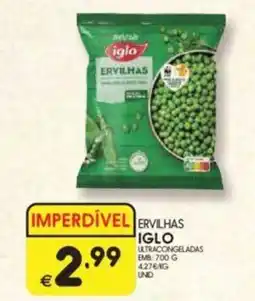 Meu Super Ervilhas iglo ultracongeladas promoção
