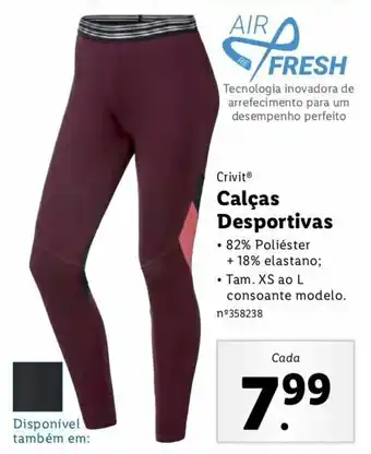 Crivit Calças Desportivas XS oa L