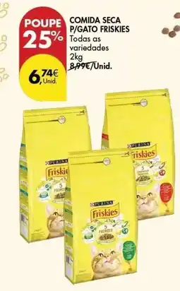 Pingo Doce Purina - comida seca p/gato friskies promoção