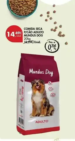 Pingo Doce Mundus dog - comida seca p/cao adulto promoção