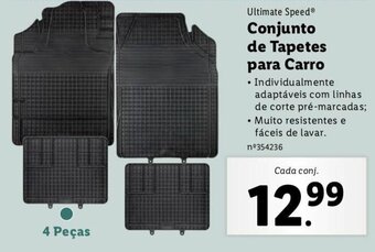 Ultimate Speed Conjunto de Tapetes para Carro